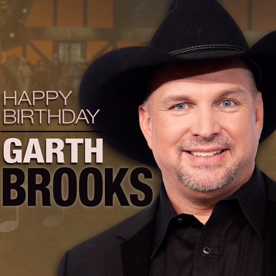 \"Stand straight, walk proud, have a little faith.\"  Happy birthday to Garth Brooks, who turns 58 today! 