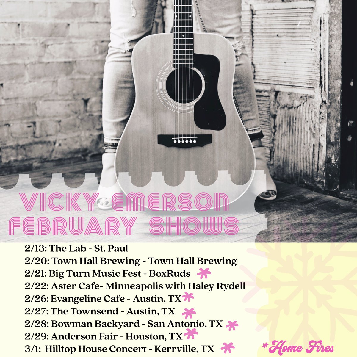 February Shows! 
👋🏻Hey St. Paul!
👋🏻Hey Red Wing! 
👋🏻Hey Minneapolis! 
👋🏻Hey Texas!