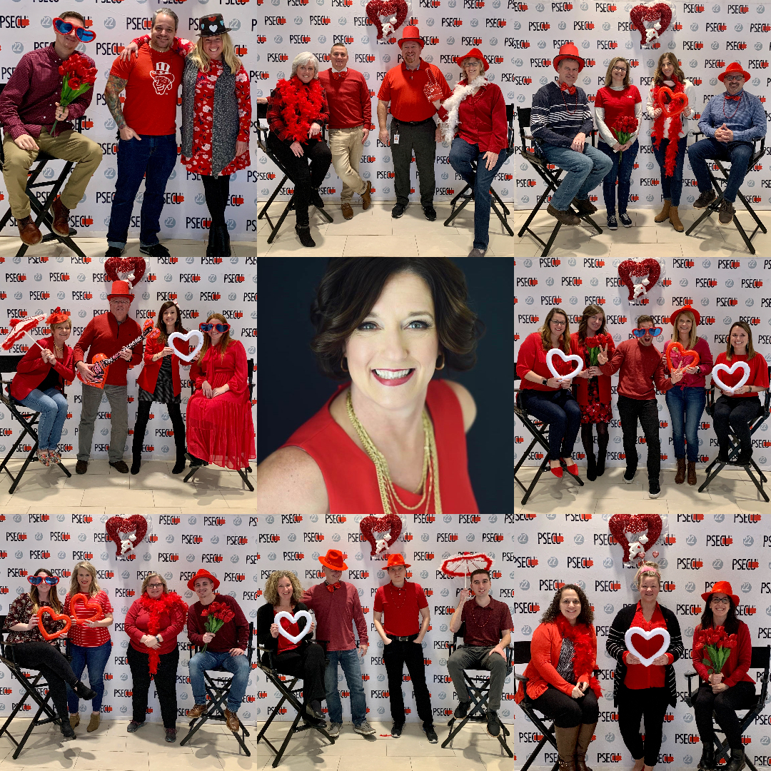 PSECU's tweet image. The PSECU Marketing team is proud to #GoRedforWomen to support the @AHACentralPA! Learn more about women's health and ways to #WearRedandGive at goredforwomen.org. ❤️ 
#WearRedDay #PSECUGoesRed