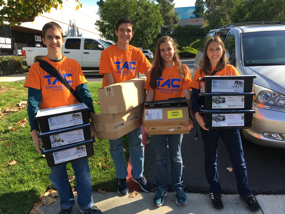operationtac's tweet photo. Walking in to teach FIRST's Class Pack at a local school! They are so excited to now have a robotics program that they mentioned us in a local news magazine! #FIRSTRISE #firstinspires #FTC #STEM #FTC2019 #SKYSTONE #FTCOutreach #stemeducation #FTCrobotics @FIRST_official_ https://t.co/X2oAAN28uK