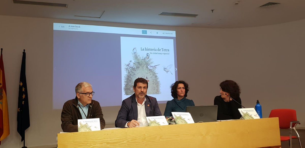 Fulgencio Perona ha presentado esta tarde el cuento editado por el <a href="/regiondemurcia/">Gobierno de la Región de Murcia</a>, ‘La historia de Tetra. Un árbol muy especial’, escrito por Virgina Pina sobre la recuperación del bosque de tetraclinis 

carm.es/web/pagina?IDC…