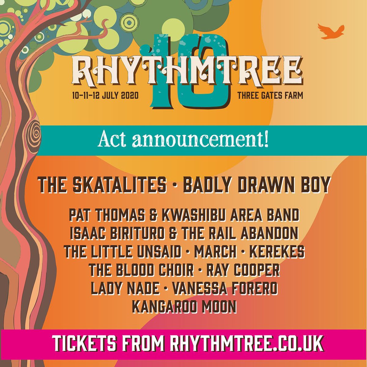 Badly Drawn Boy (@badly_drawn_boy) on Twitter photo Can't wait to head over to the Isle of Wight in July for <a href="/RhythmtreeFest/">Rhythmtree Festival</a>!
Tickets here: rhythmtree.co.uk/tickets/ Can't wait to head over to the Isle of Wight in July for <a href="/RhythmtreeFest/">Rhythmtree Festival</a>!
Tickets here: rhythmtree.co.uk/tickets/