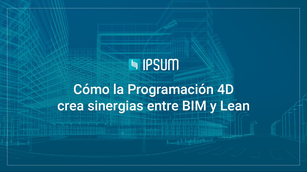 Descubre en nuestra nueva #notadeblog como la Programación 4D crea Sinergias entre BIM y Lean. Haz click en el siguiente enlace: 

bit.ly/388Ls9f

#BIM #Lean #4D #Programación #mexico #colombia #peru #chile #USA #proplanner #ipsumapp pic.x.com/T136MCltiU