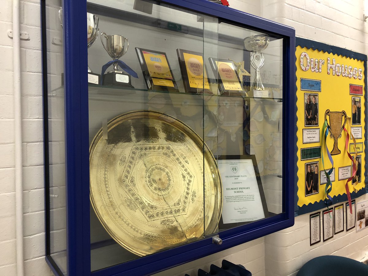We’ve found a home for the huge CHAS Centenary Plate, a massive, 100-year old decorative brass plate that we get to keep for a whole year. Spring gardening lessons starting after half term! 💚
