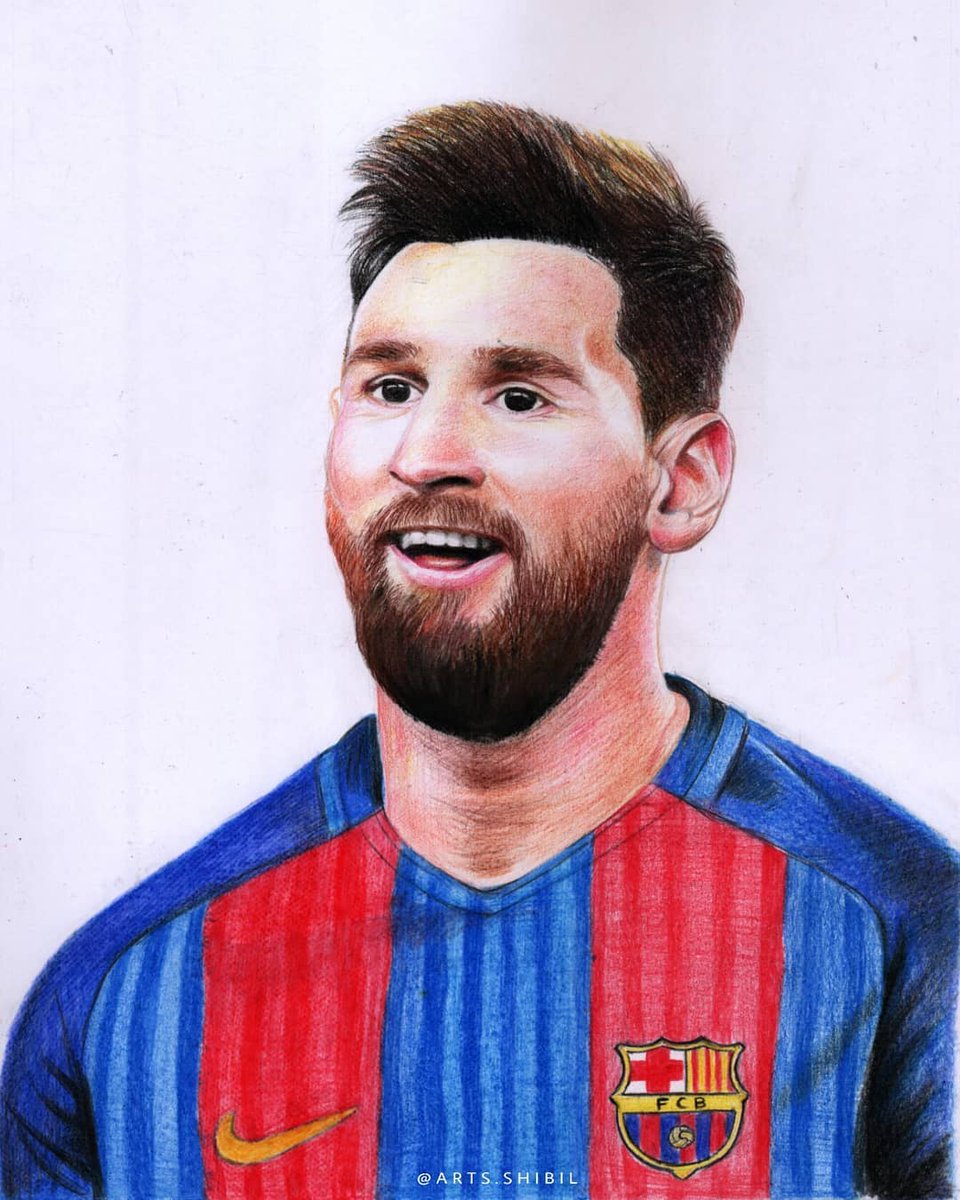 Lionel Messi 16-17 | pencil & colorpencil drowing | shusei sekine | Flickr