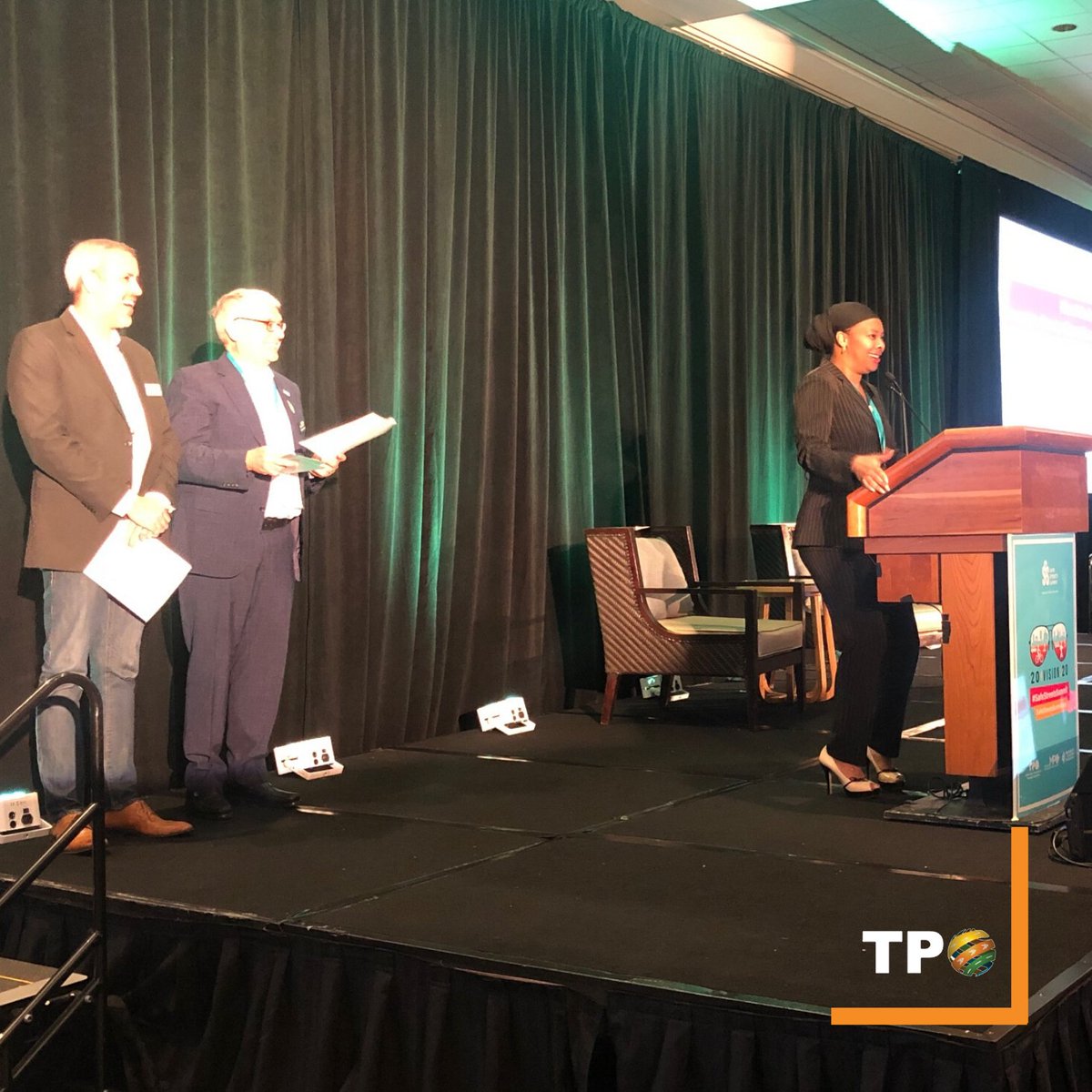 miamidadetpo's tweet photo. Miami-Dade TPO Deputy Director of Legislative &amp; Governmental Affairs Zainab Salim presenting the 2020 #SafeStreetsSummit Miami-Dade County “Individual &amp; Community Complete Streets Champions” Awards. @SpeakUp_Broward @PalmBeachTPA https://t.co/3qA58Qzou4