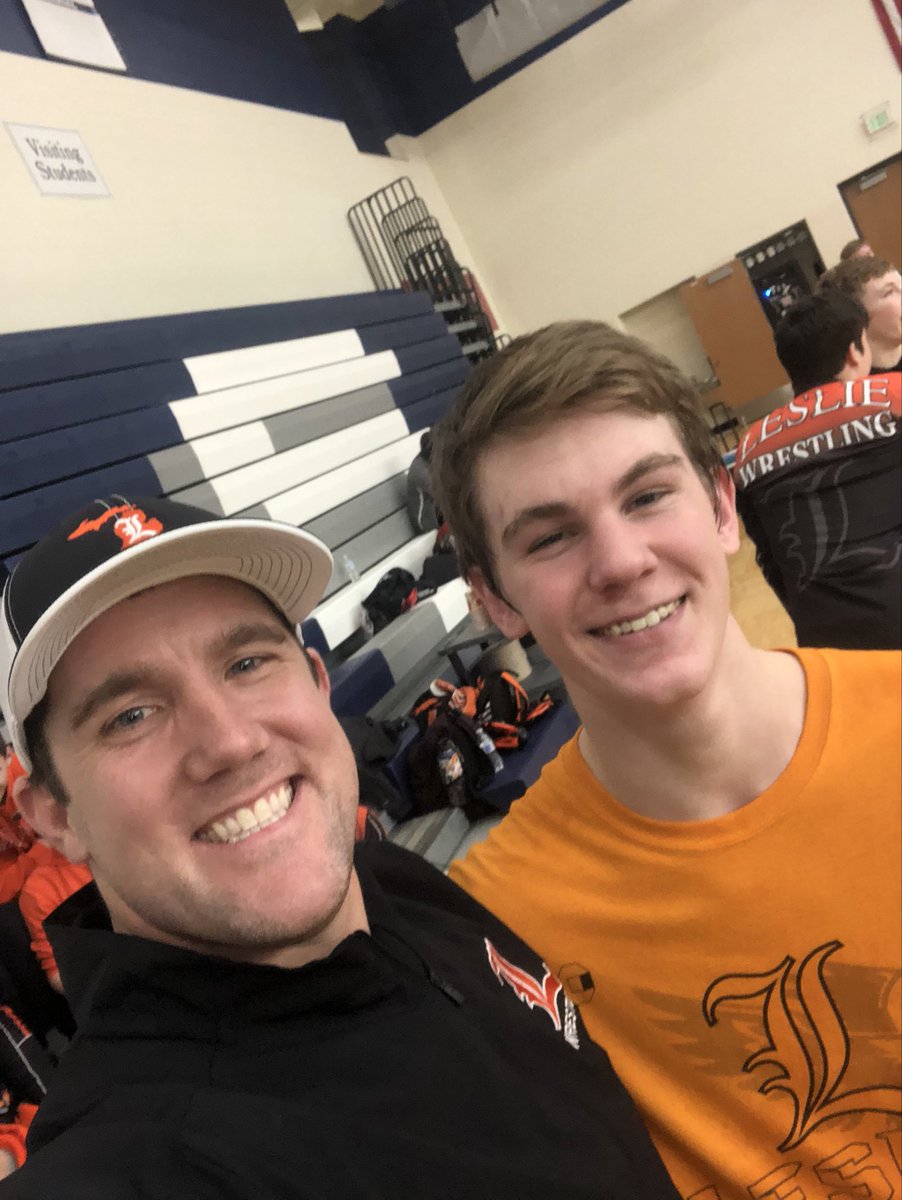 Huge win to get a spot in the GLAC finals this afternoon! He also is now above .500. #proud #Mathawk