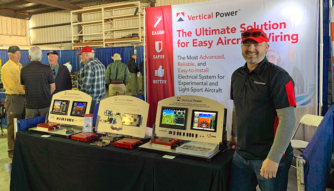 Vertical Power is at Copperstate Fly-in &amp; Expo in Buckeye, AZ. If you are attending, stop by and see Chad in our booth in the Exhibit Hangar to learn about the best electrical system for #experimental and #lightsport aircraft. #flying #aviation  More info: zcu.io/jCqB