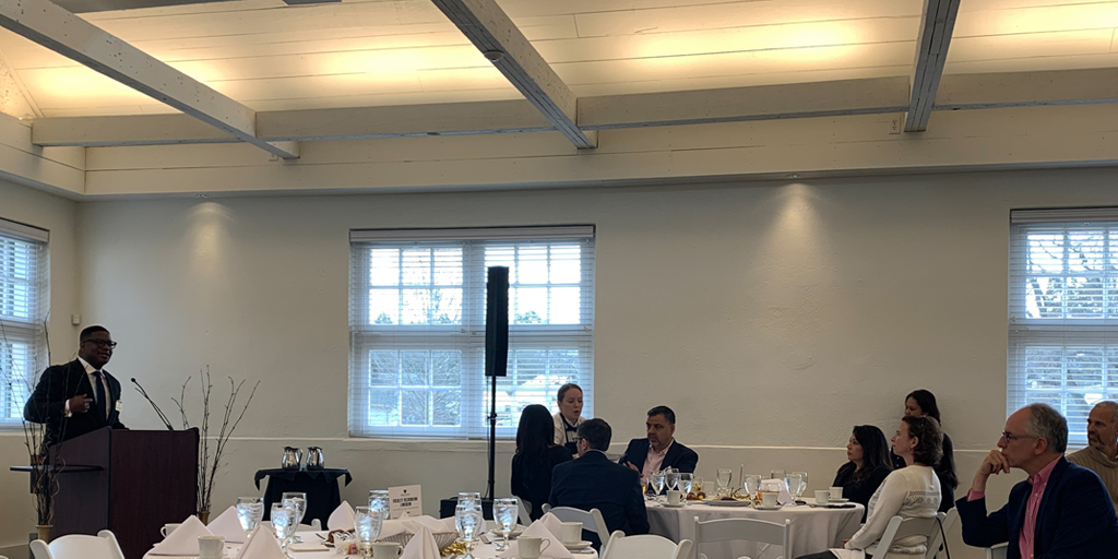 The table was set to celebrate the #WFUyears of <a href="/WakeForest/">Wake Forest University</a> faculty honorees, and @WakeDivDean Jonathan Walton reminded us there’s always room at the table for more.