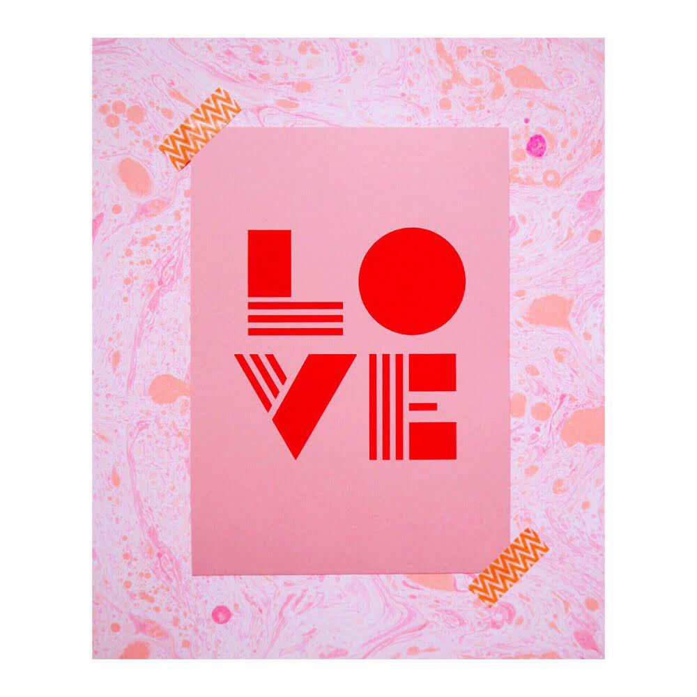 LOVE LOVE LOVE... only a few of these risograph prints left and not sure if I’m going to print any more. Shop link in bio. ❤️💓
_______
Perfect for valentines or galentines 
#love #valentines #galentines #risograph #risoprints #incolourfulcompany #spoonfulsugarco