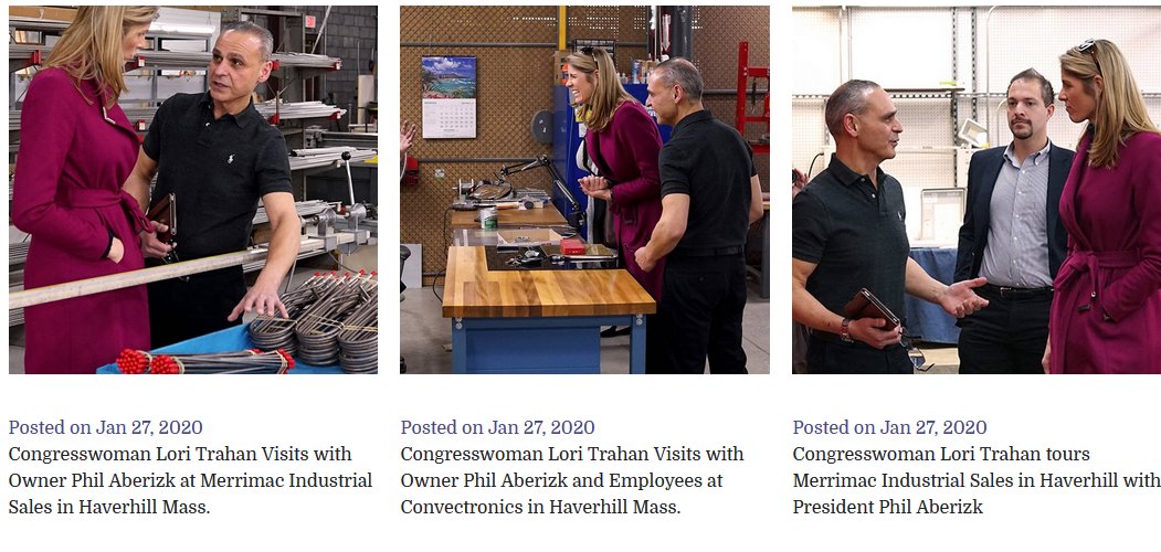 Look who recently stopped by to visit us!