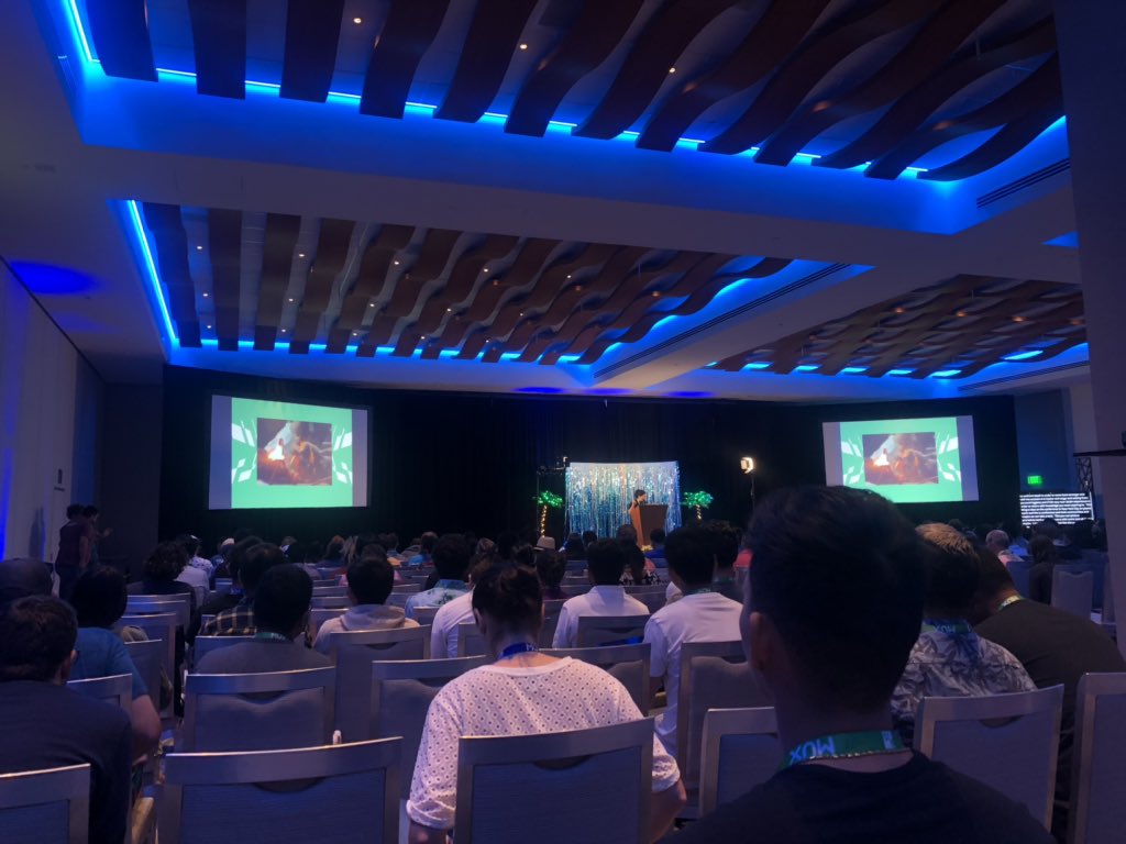 Phillylosophy's tweet image. This is a great talk by @tapia on how tech intersects with spirituality. Love it. #jsconfhi