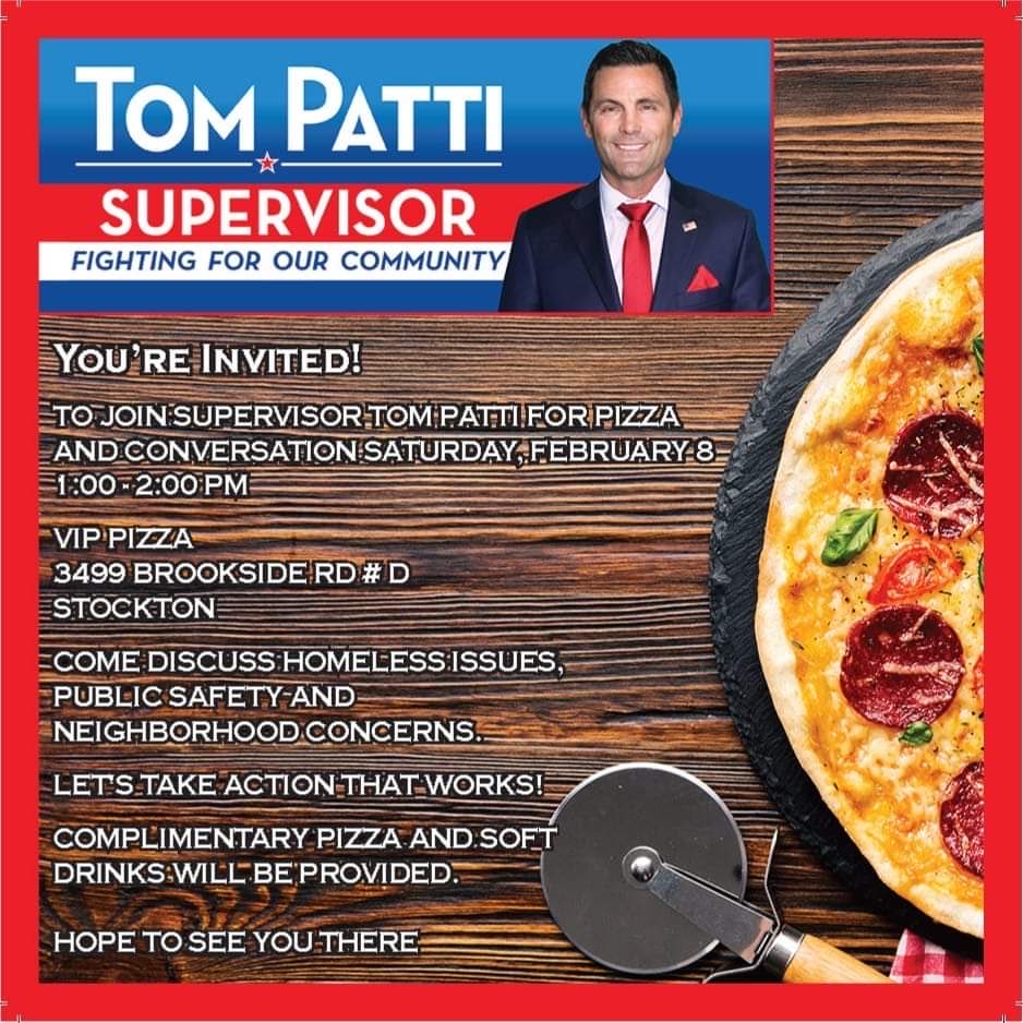 Come join me tomorrow for a neighborhood discussion on whatever’s on your mind. Plus free pizza and I’ll even have soft drinks for ya! See this flyer and I’ll see ya tomorrow.