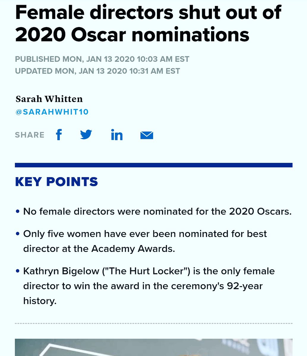 BaileyDirects's tweet image. Deluge the industry with more amazing work from #femaledirectors ! Practice your craft in the 6-Week Directors Workshop (winter session starts Feb 16). thedirectorsworkshop.com
#oscarsnubs #Oscars2020 #writerdirectors #womendirectors #womeninfilm #womendirect #womenfilmmakers