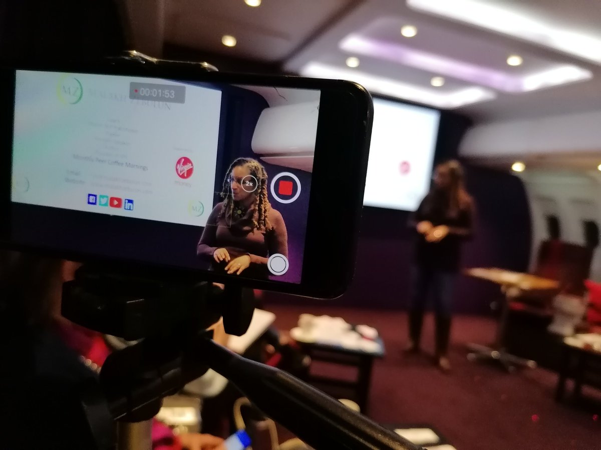 BobbVenessa's tweet photo. Mini presentations @VirginMoney Lounge Haymarket by @ChrisTuck_WWHF @BobbVenessa @MalakhZebulun @StepForward_me this evening.@SOB_Org @A2ndVoice #itsnotok2020 #abuse #siblingabuse #domesticabuse #womengroups #BAMEgirls #communities https://t.co/TcNScOkEVY