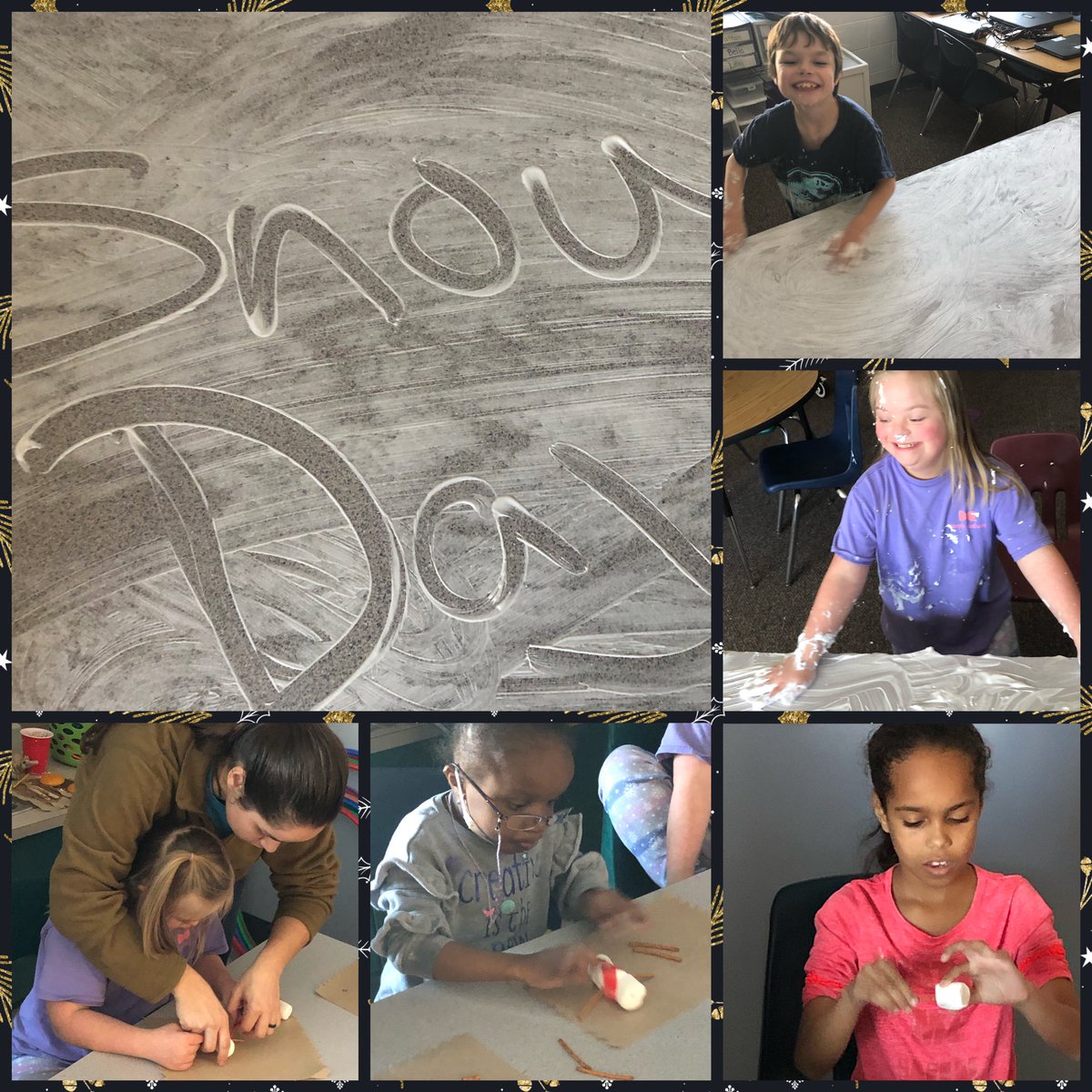 Fun today today learning about the cold and snow. Writing in shaving cream our sight words (don’t forget to work on sight words). And a fun snack of Snowmen! #STEAM #STEM <a href="/HcesG/">HCES Gators</a> <a href="/OnslowSchools/">Onslow County Schools</a>