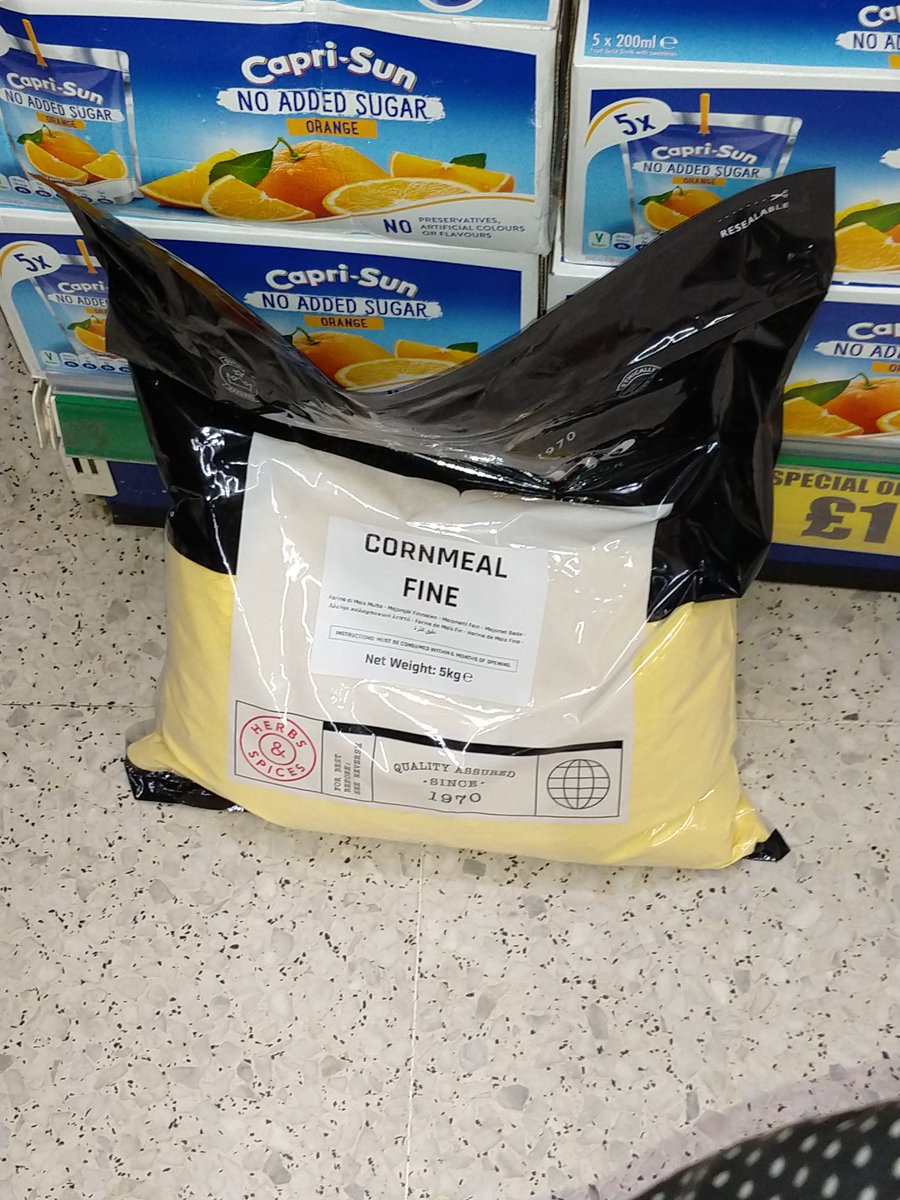 ZedTubeGaming's tweet photo. I'm not sure if it's the cornmeal that's fine or if this is your punishment for corn based offences? @glock9gamer #fuckoffcornmeal https://t.co/FbIWjwpj8W