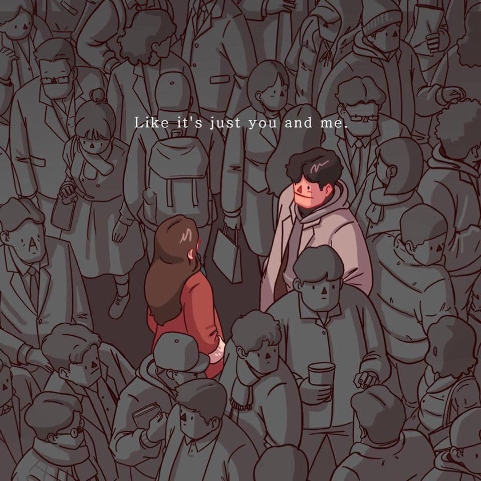 "غياب من نحب يلغي حضور الجميع، و حضور من نحب يلغي وجود الجميع."