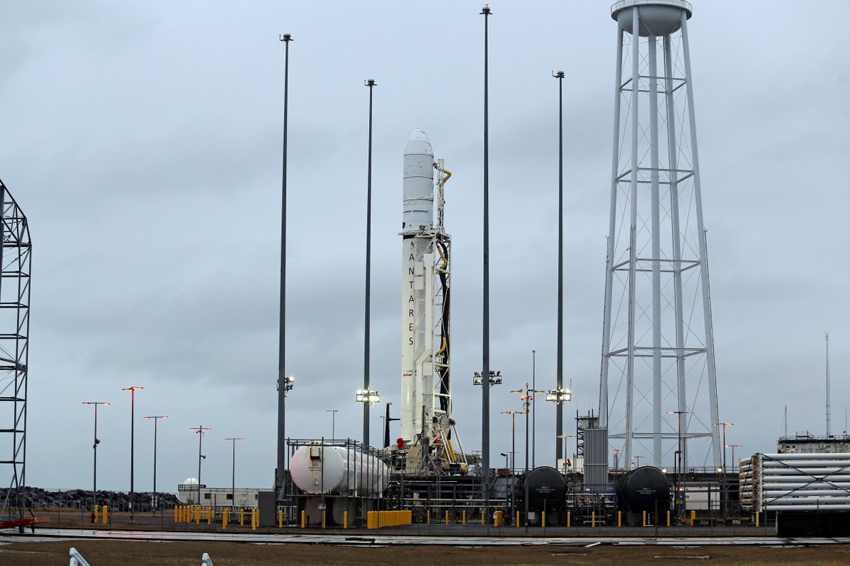 Northrop Grumman is “GO” for launch of its Antares rocket and Cygnus Spacecraft, carrying critical supplies to the crew aboard the International Space Station for NASA. Find out more here: news.northropgrumman.com/news/releases/…