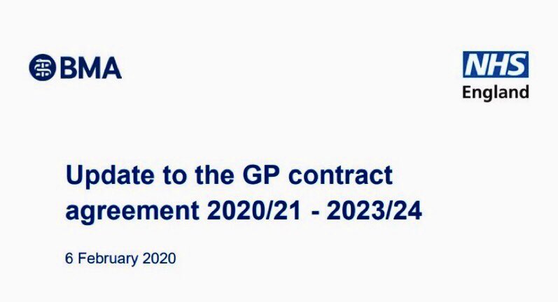 Delighted to welcome the GP Contract changes today

There’s significant recognition of #AHPs capability in primary care, in addition to #Physio, with 100% reimbursement for Advanced:
#Dietitians
#Podiatrists
#OT
#Paramedics (indicative Band 7 in 21/22)

👉england.nhs.uk/gp/investment/…