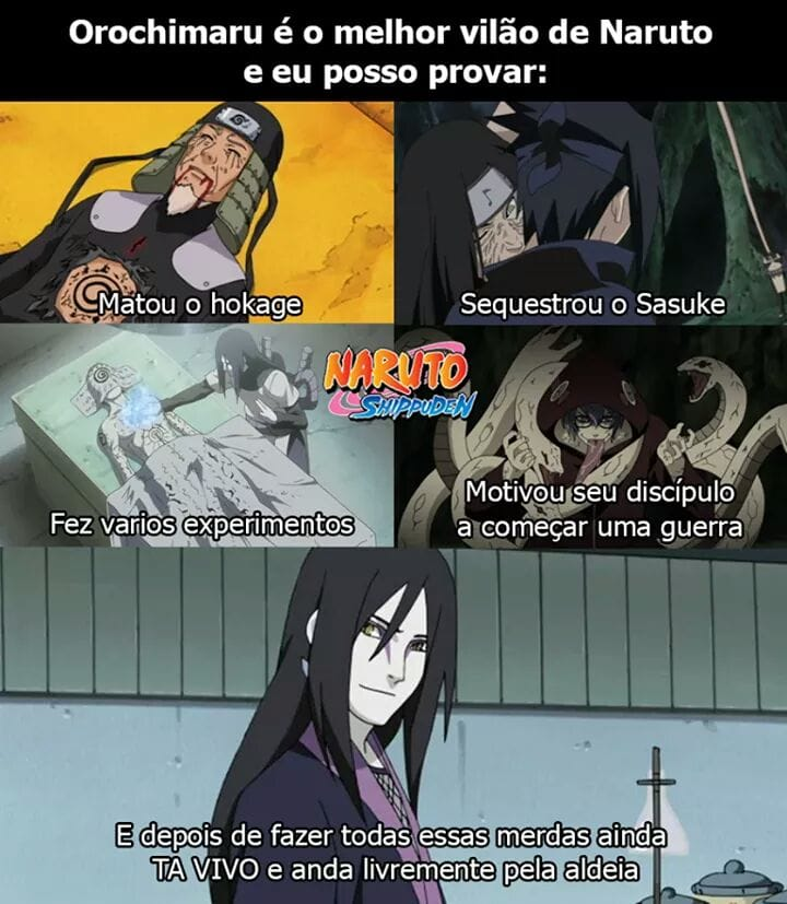 lolololhuehue's tweet photo. A verdade é que o Orochimaru venceu https://t.co/0jLlqoC90j