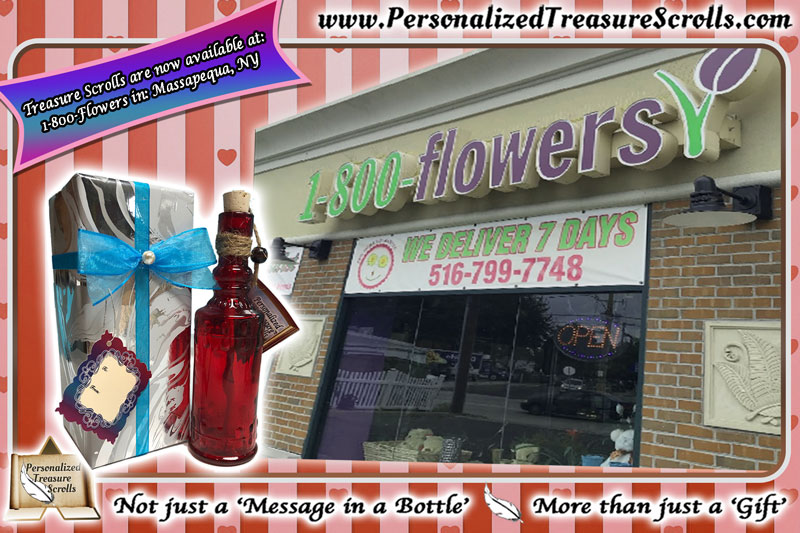 Treasure Scrolls are now available in select retail #Flower shops Visit the 1-800 Flowers in Massapequa and pick from a beautiful selection of #Valentines Day Gifts and Floral Arrangements. Visit 1800flowersmassapequany.com #giftforher #Valentinesdaygift #giftsforwomen #Giftsformom