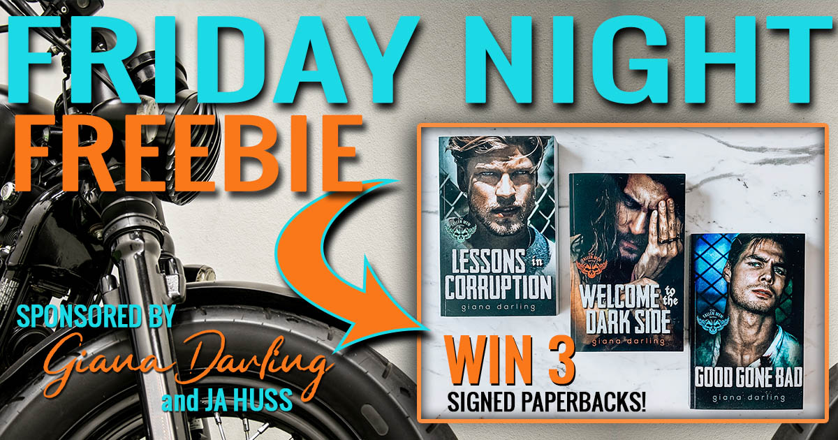 The FRIDAY NIGHT FREEBIE IS LIVE! Sponsored by @jahuss &amp; <a href="/GianaDarling/">Giana Darling</a>! ENTER TO WIN A 3-BOOK SIGNED SERIES HERE➜ wp.me/p2C2YB-28E