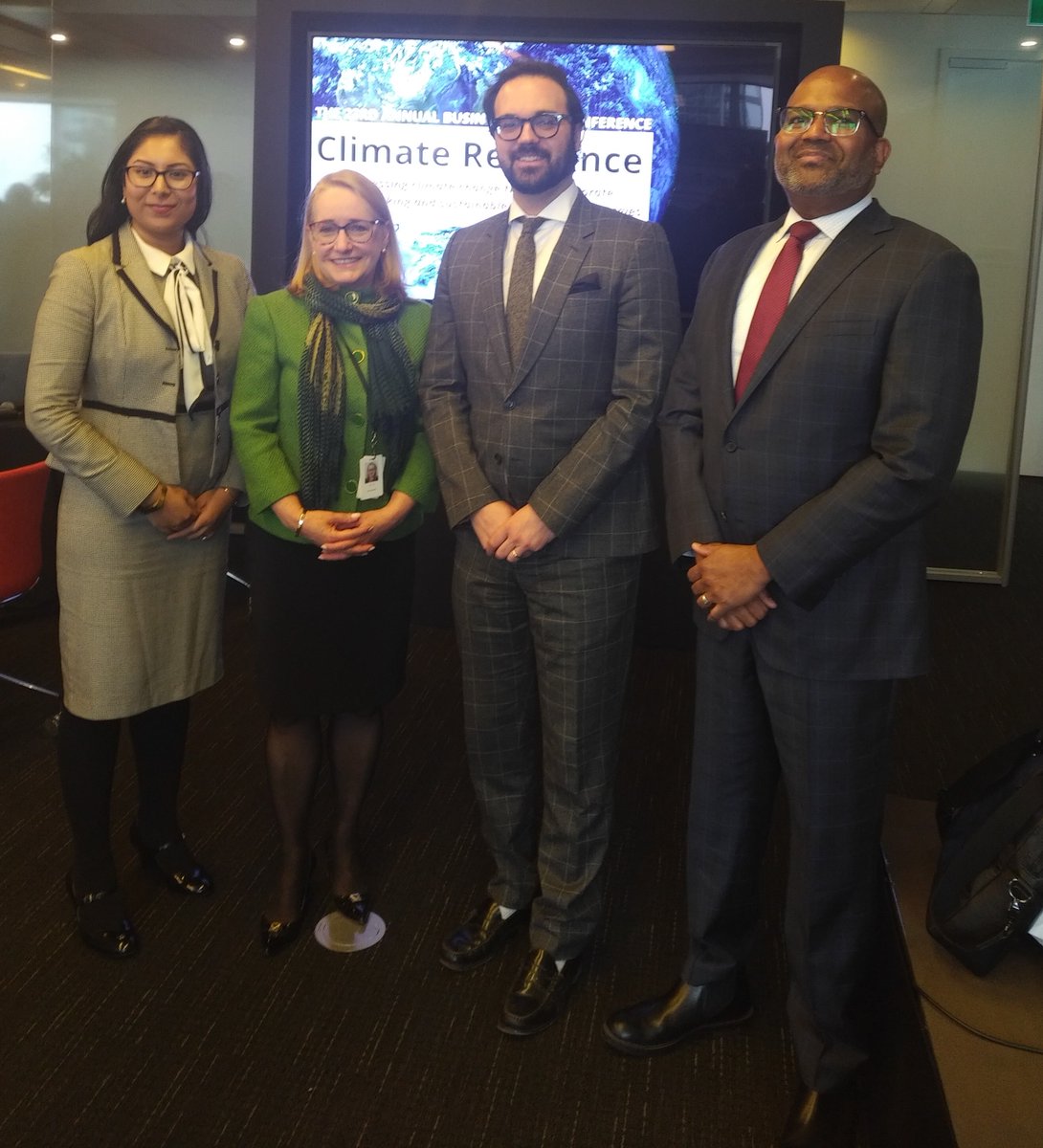 cib_en's tweet photo. .@cib_en's Sashen Guneratna, Sara Alvarado and Frédéric Duguay held a lively discussion with @thejdmba about our approach to #risk and #ClimateChange when evaluating innovative #greeninfrastructure projects that will deliver results for #Canada. https://t.co/zucZvOlDcG
