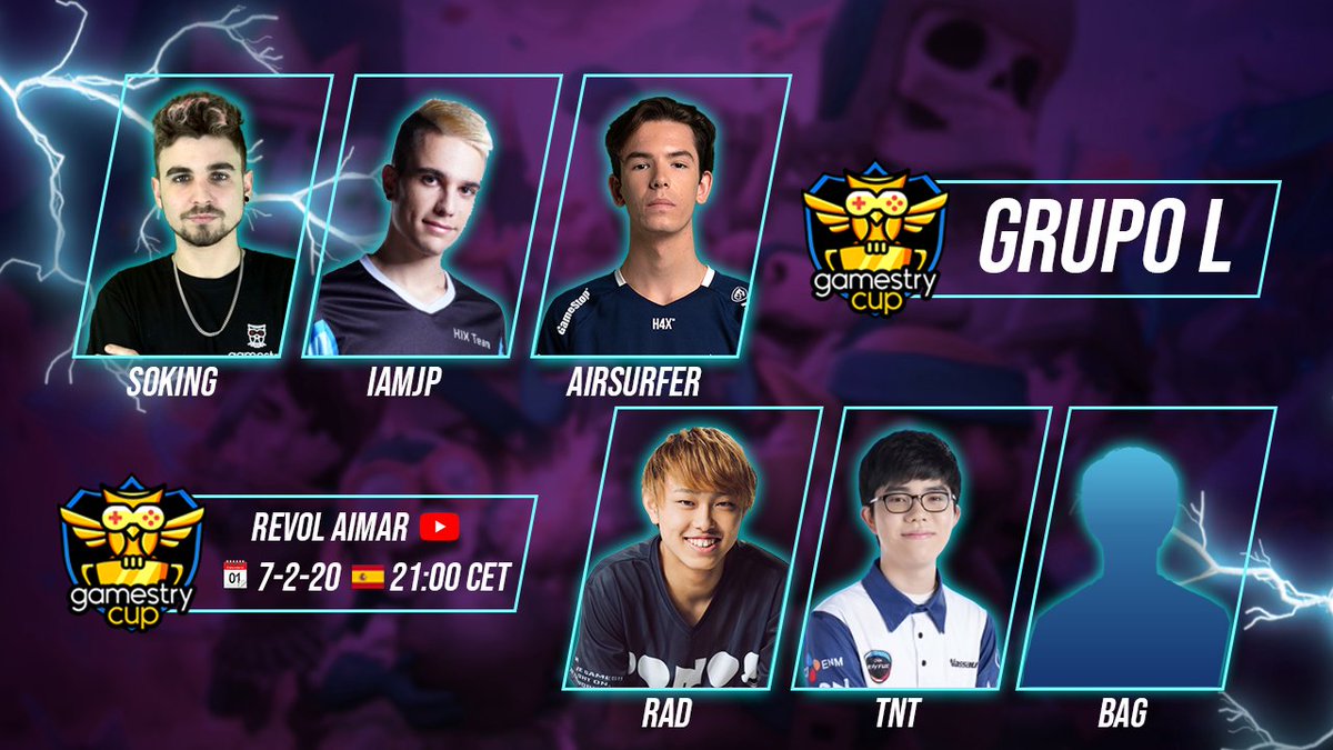 🔴EN DIRECTO!!!! 
#GAMESTRYCUP2 #GRUPOL!!
💸2000€ en premios!!

🎙️Acompañado de LA LOCA <a href="/DrekzeNN/">Iarek Hoffmann</a> 
 
🧐SORTEO!! ¿QUIEN CREÉIS QUE QUEDARA PRIMERO?

▶️x.com/ReVoLAimaR/sta…

📺youtube.com/c/RevolAimar/l…