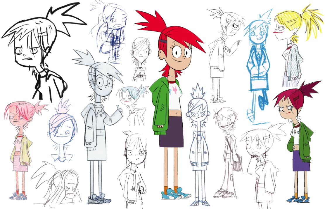 Character design progressions from Foster's Home for Imaginary Friends (2004–...