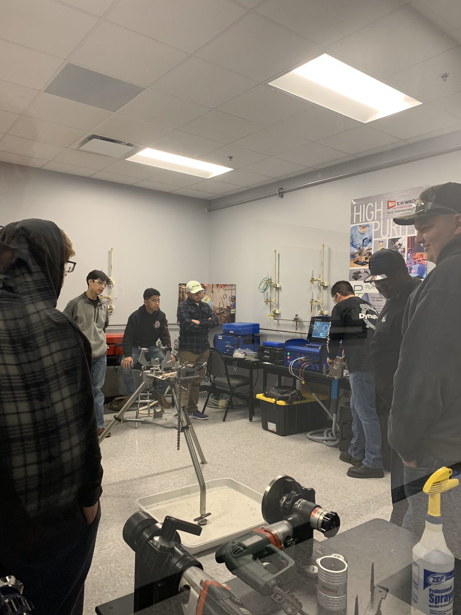 CHS students attended the Mechanical Trade Institute in Atlanta   To learn about apprenticeship programs in welding,HVAC, &amp; plumbing. Students met industry professionals &amp; learned about becoming an apprentice &amp; journeyman. <a href="/CHS_Warriors/">Cherokee HS Warriors</a> #chsctae #warriorsatwork #ctaemonth