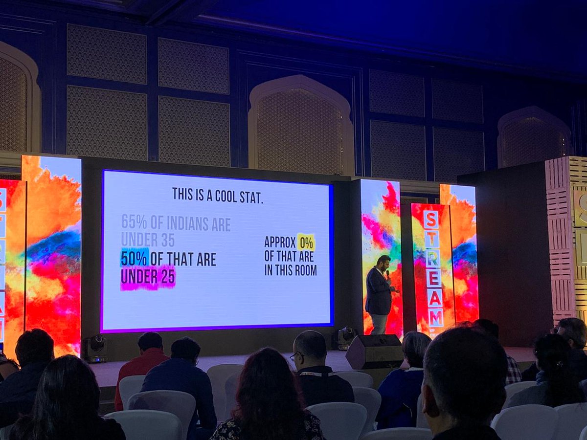 WPPStream's tweet image. The Ignite Talks set conversations ablaze this year, using the simulating questions 
#WPPSTREAMJAIPUR
