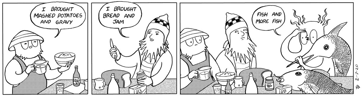 Mr. Sunday at the potluck