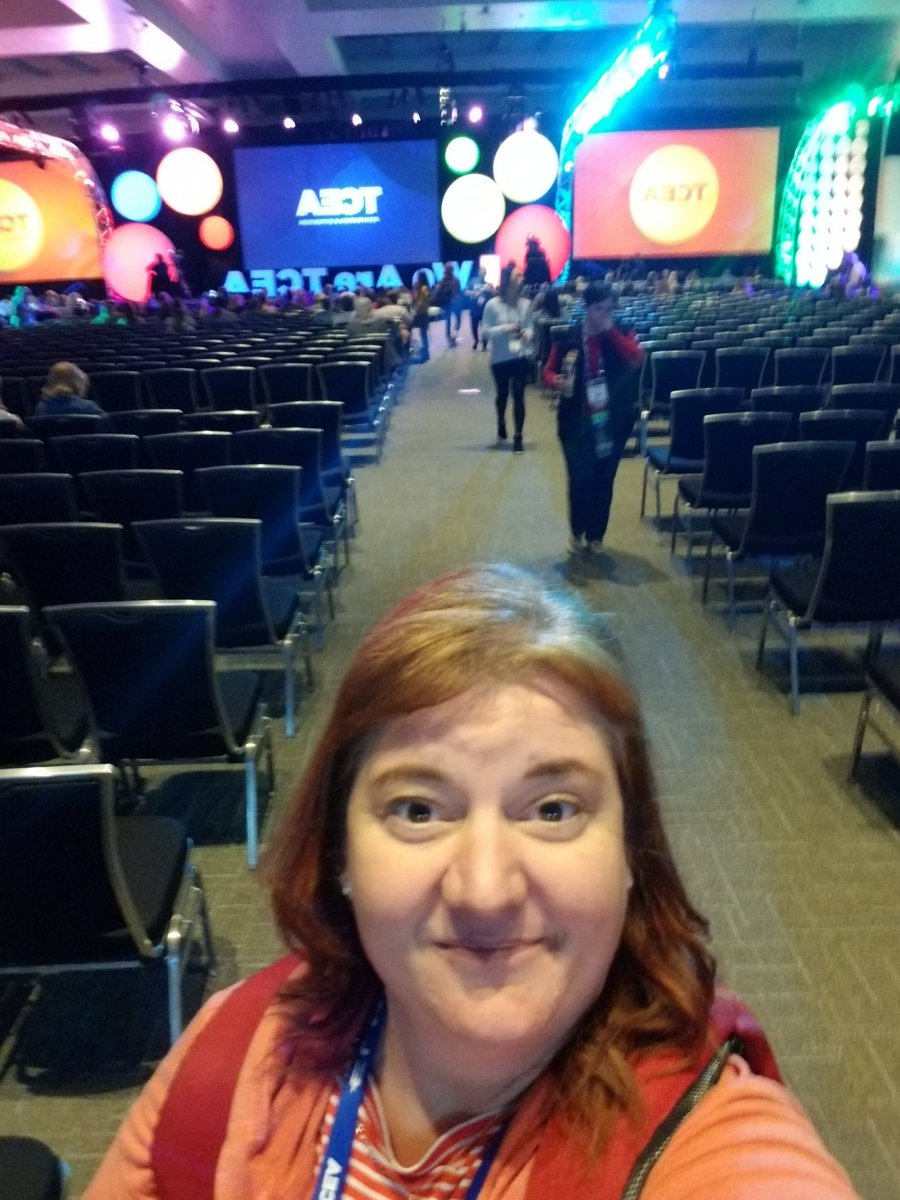 chock_bobbi's tweet photo. Closing session starting soon. This experience has been amazing! However @JKimRRISD and @JonathanArenaz, I think I need next week off to process everything and recover - .🤔😀🤣 Getting ready to see @gerrybrooksprin .
#TCEA2020 #TCEA #TCEA20 https://t.co/XN79negi8U