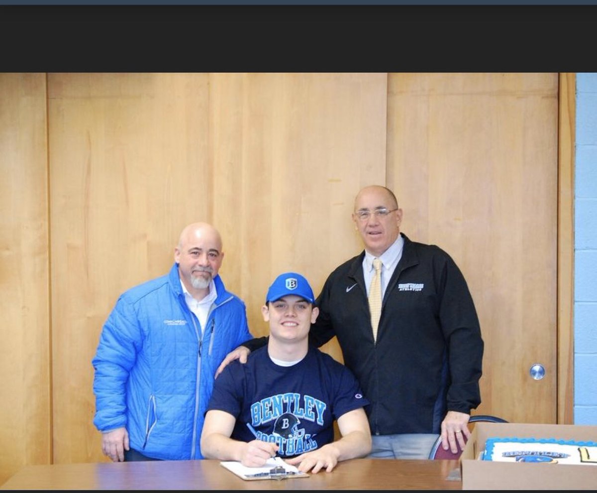 Congratulations to Brett Pullman for signing his NLI to play at Bentley University!
