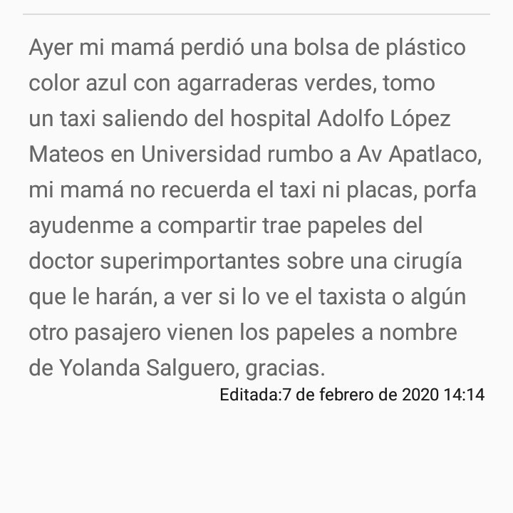 bluesantos26's tweet photo. Porfa ayudenme a compartir, mi mamá perdió sus papeles del doctor @GabySuccubuSx @FernandaMG82 @tanimed @retioDF gracias https://t.co/TU5kSmmEhI