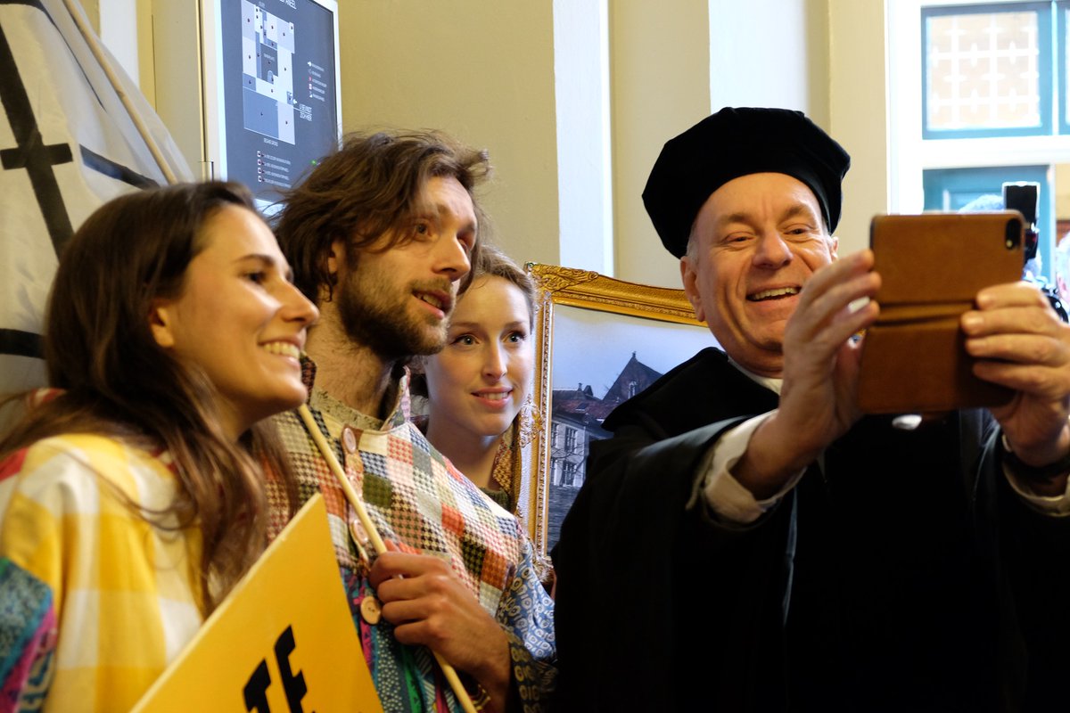 XrLeiden's tweet photo. During the Dies Natalis of Leiden University, we held a short speech about our three demands and then joined the procession as the only non-academics. Check it out! https://t.co/nWPJ3I4ScS