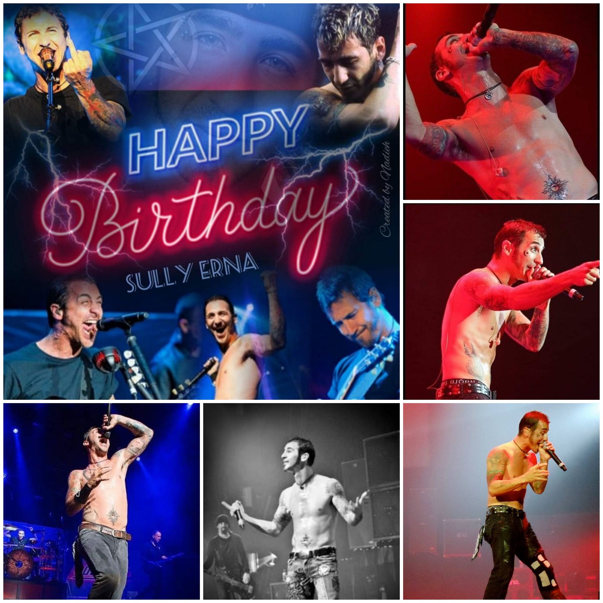   Happy birthday to my sexy man Sully Erna.....52 never looked so good!!!!!        