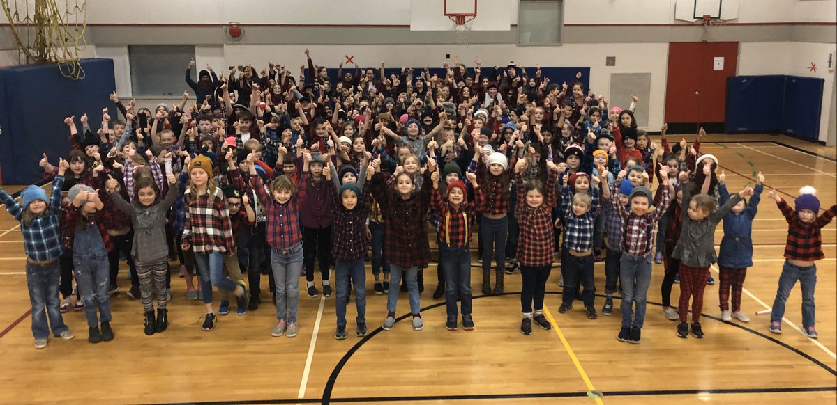 Dress like a lumberjack day. Part of our Carnaval week festivities. #abbyschools #SchoolSpirit
