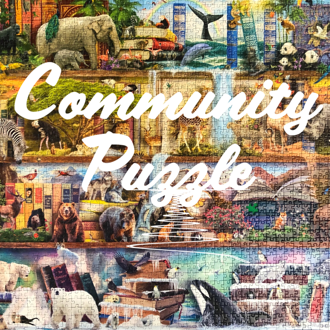 LeducLibrary's tweet photo. Throughout the month of February work with us on our community puzzles. One at the front of the library and one in the Young Adult section. Sit and unwind for 15 minutes while working on a puzzle. 

#librarypuzzles #puzzles #leduc #yeg #libraryfun https://t.co/gpa8jl4Ie6