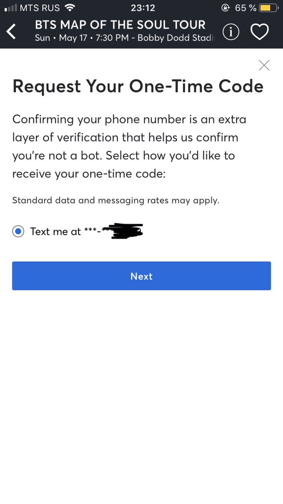 saintconverse's tweet photo. @Ticketmaster @TMFanSupport I can’t even join the queue bc my phone number isn’t accepted. Is it because I’m from Russia not USA? What should I even do pls tell me ?? https://t.co/u9pgbumJXK