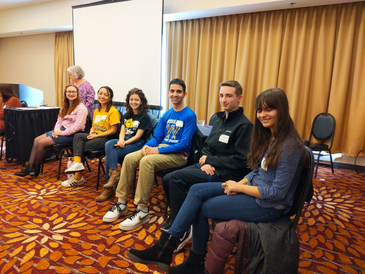MerSilverman's tweet photo. Ready to share their educational experiences at the IAGC Conference #TheWheelingWay  @timotheus78 @Wheeling_Cats https://t.co/mXtFlmslIw