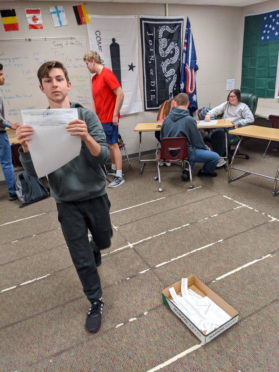 JillWebs's tweet photo. New Deal Run. Ahhh-Mazing! Jrs "RAN" today to analyze scenarios &amp; decide which program fit. So many great things today. And...100% participation...on a Friday!!!! Made small changes to this> https://t.co/qgwAitVnYY &amp; had great results!
#sschat #sstlap #FridayFeeling #ksedchat https://t.co/ibMnfEb8PX
