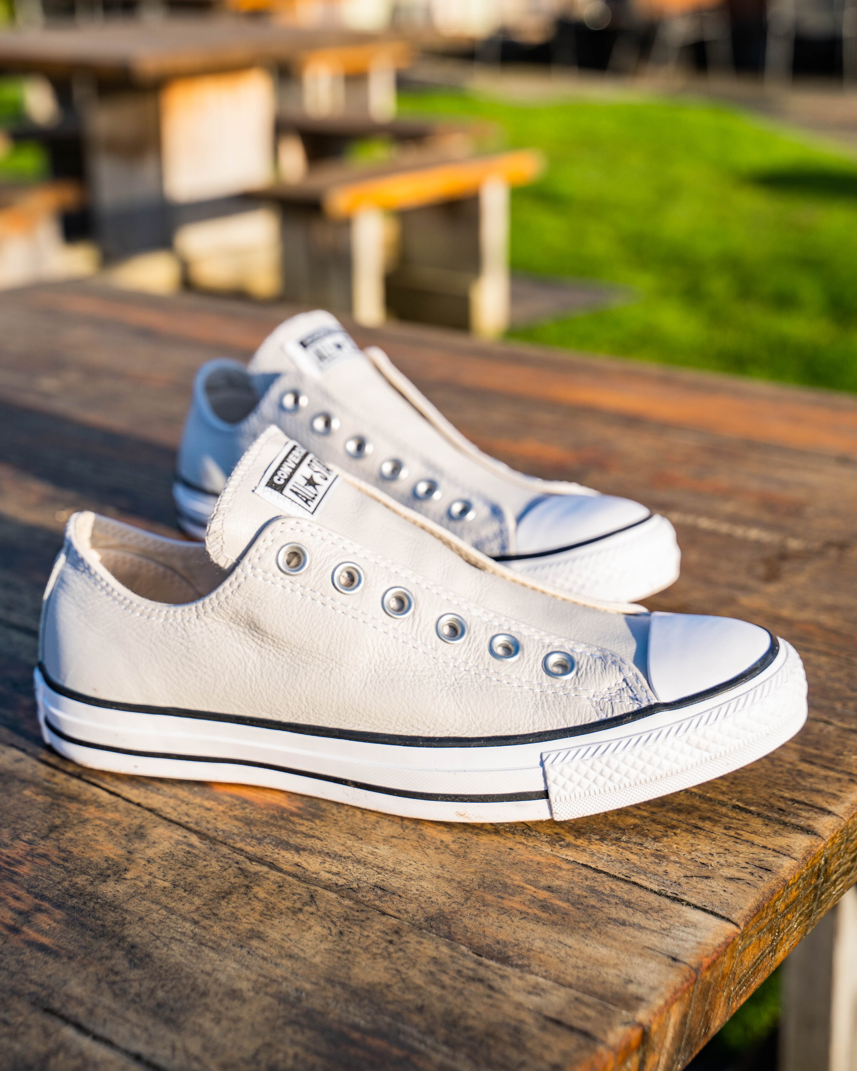 Baggins Shoes on Twitter: "The #Converse Leather Mouse Grey Slip-Ons bring a laidback, laceless look with right amount of edge. ⁠ ⁠ Shop here: https://t.co/PN89UTFWuV 〰️⁠ ⁠ https://t.co/fOVo8GBmk3" / Twitter