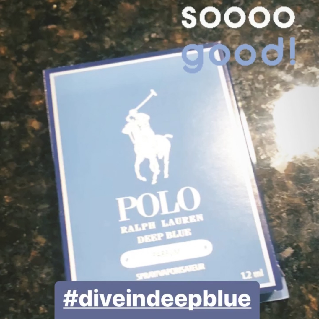 LeaneeM's tweet photo. @Influenster @RalphLauren #complimentary #DiveInDeepBlue loving how this new cologne is smelling! Makes Chris smell SO fresh! https://t.co/04h32NDNlA