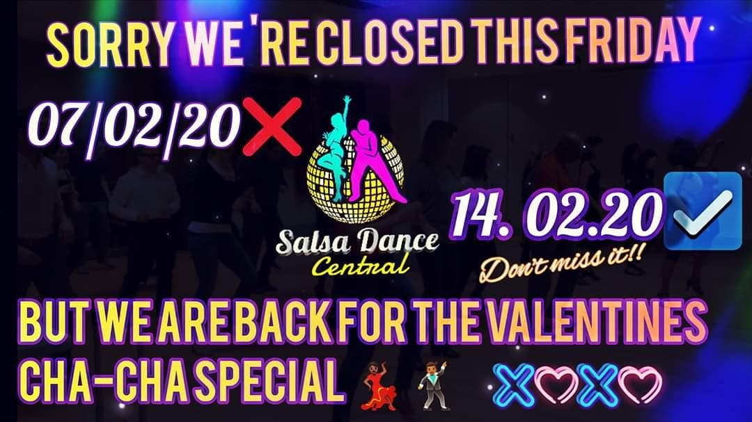 SalsadanceC's tweet photo. Next Salsa Dance Central is Valentines Day 14.02.2020 
Don't miss it 
https://t.co/lfJumTmpuU
#salsadancecentral #sdclondon https://t.co/6og8IBqqA2