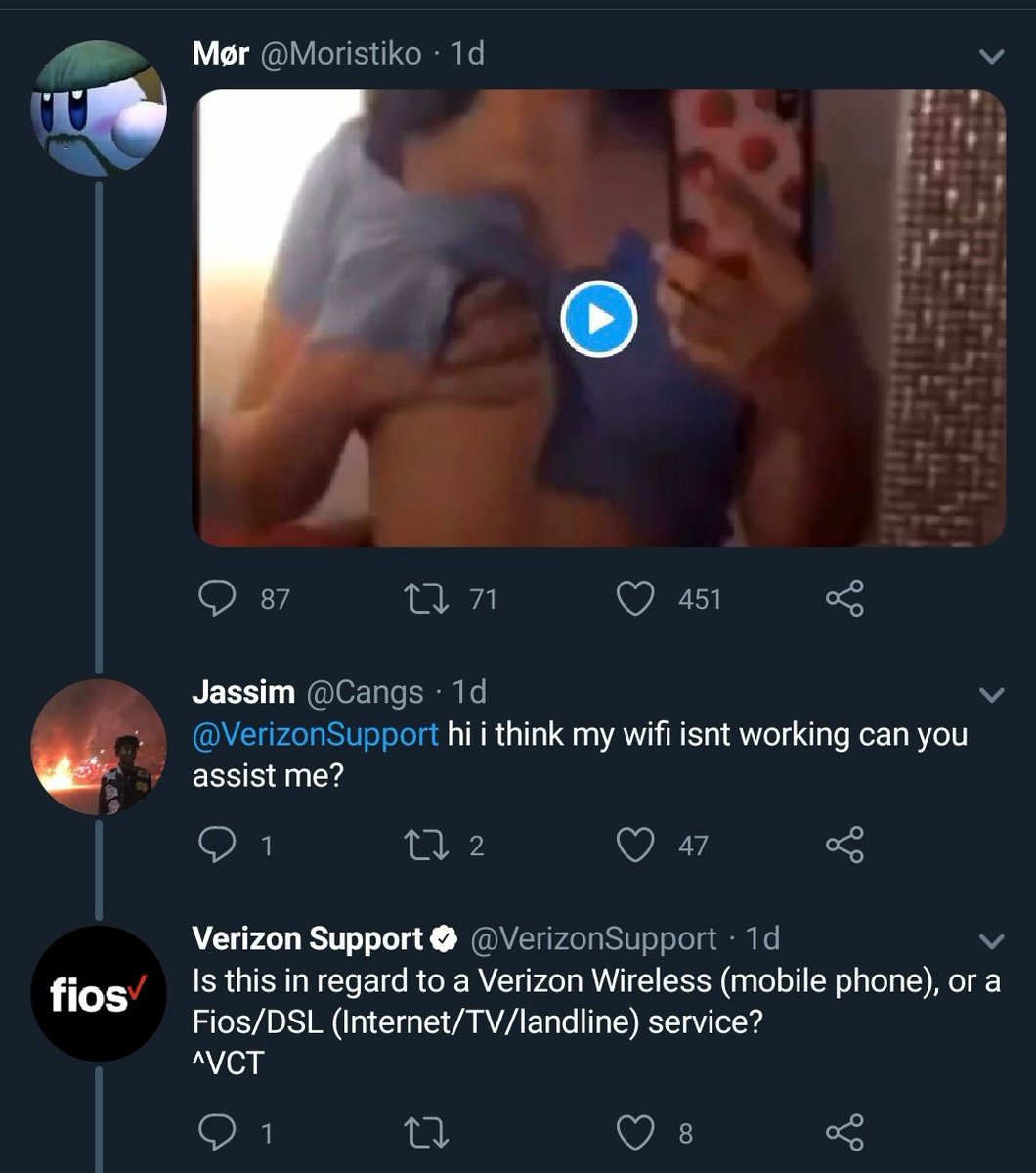 appabend451's tweet photo. Man can't get his porn so he contacted Verizon https://t.co/tYgjyCPgTm