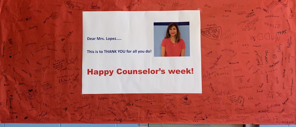 Celebrating our very own Mrs. Lopez! Thank you for supporting our students, staff and families. #NationalSchoolCounselingWeek #AISDGameChangers #AISDHasHeart @AISDCOUNSELING @pecanspringsecp @AustinISDSEL