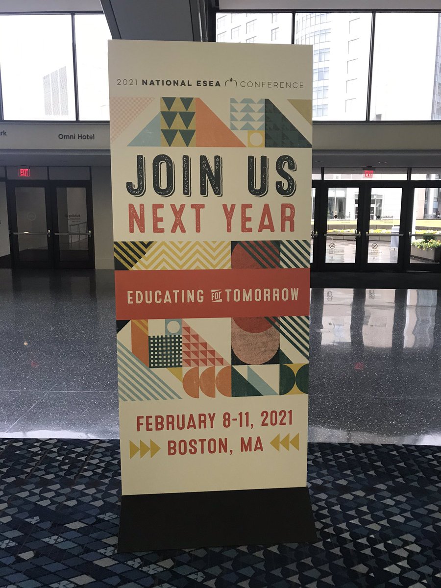 1audreywilliams's tweet photo. Day #4Last day of the ESEA Conference! This has truly been a conference to remember. I would encourage all educators to press their way, save their money and attend the ESEA conference next year in Boston. I promise it will be a conference you will never forget. #Together4Equity https://t.co/RyniwsaktF