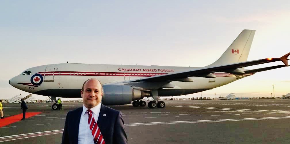 StewartRWheeler's tweet image. The @CanadianPM has landed in #Ethiopia — now all the preparations swing into action. Thanks to the great team here at the Embassy @CanadaEthiopia,  we are ready. @CanadaFP @EthioEmbassyCA @ChevrierAntoine #ProtocolMatters